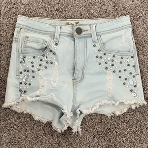 Beaded shorts
